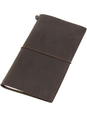 Stylish Brown Traveler's Notebook - Regular Size, Perfect for Journaling